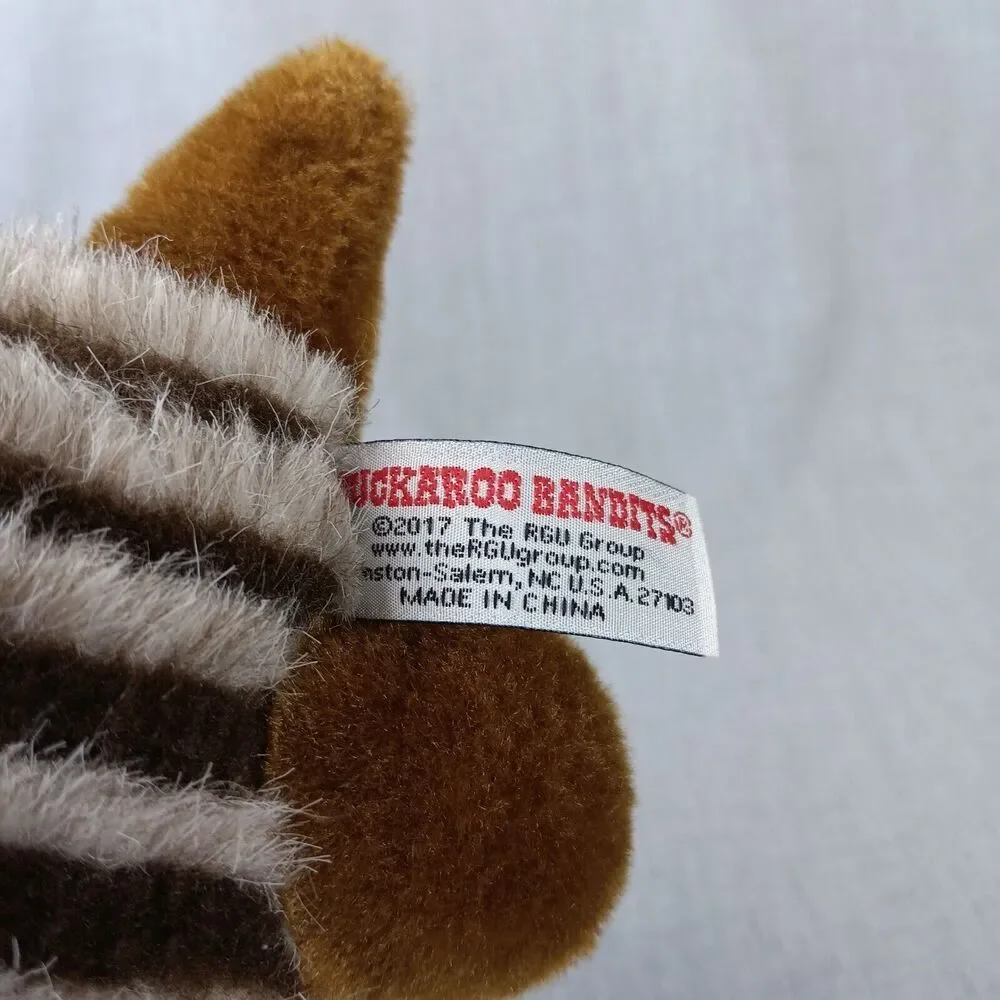 Buckaroo Bandits Armadillo Plush Red Bandana Texas Cowboy Hat Plus Friend Lot